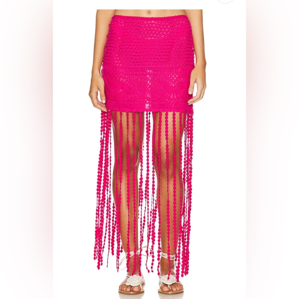 Agua Benedicta pink skirt